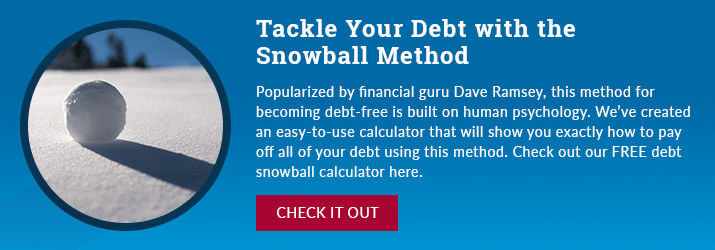 Tackle your debt with the snowball method