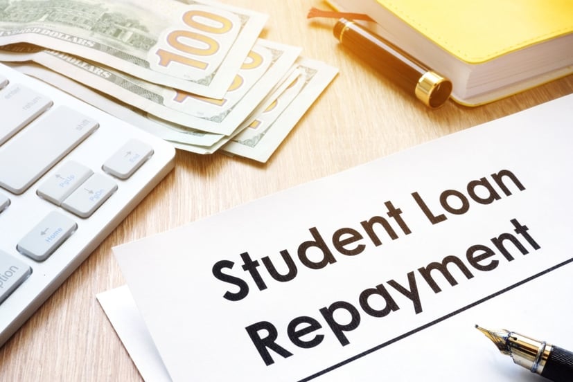 student loan repayment papers